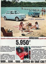 PUBLICITE SIMCA 1000 MOTEUR 5