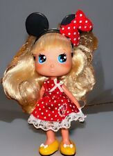 Poupée Vinyl Minnie Mouse Doll, I Love Minnie By Famosa, Polka Dress 2012 EnTBE
