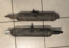 * deux silencieux echappement  willman 175  peugeot 176