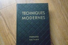 TECHNIQUES MODERNES Fernand NATHAN  1958  Jacques PASSAT  Ed Fernand NATHAN TBE