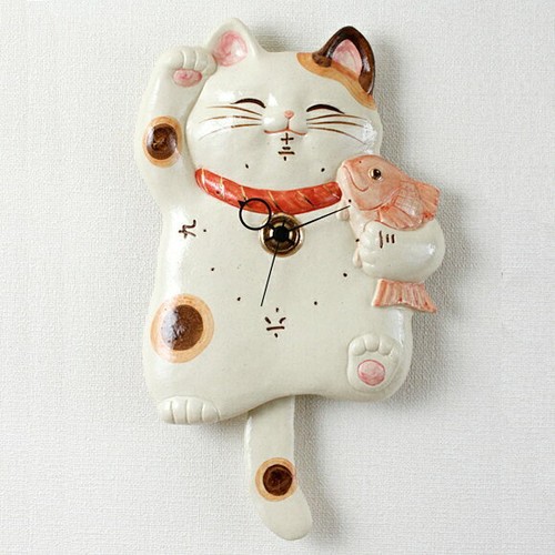 Pendule murale lucky cat - murale,