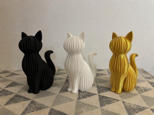 Lot figurines chats en - lot,