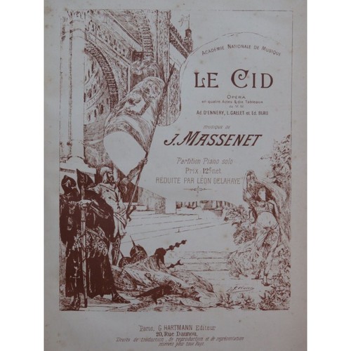 Massenet jules cid opéra - jules, le