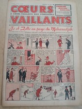 magazine Cœurs vaillants mai 1939 Jo et Zette Hergé TINTIN et MILOU Jim Boum