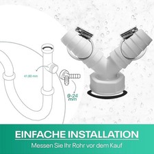 Tuyau de raccordement double