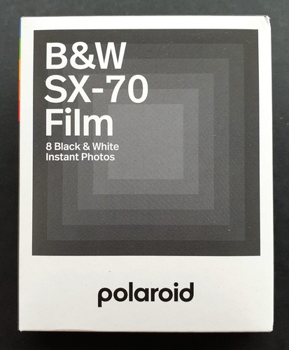 Polaroid black and white - black, sx-70