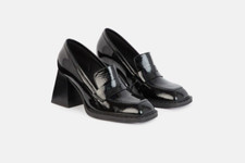 MINELLI Escarpins Pillye cuir noir vernis talon 8 cm Taille 41