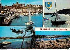 50 - Granville - Multivues - Bateaux - Blasons - Flamme Postale - CPM - Voir Sca