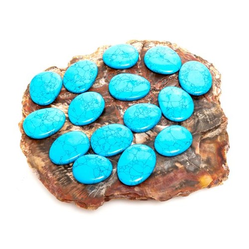 Galet turquoise reconstituée