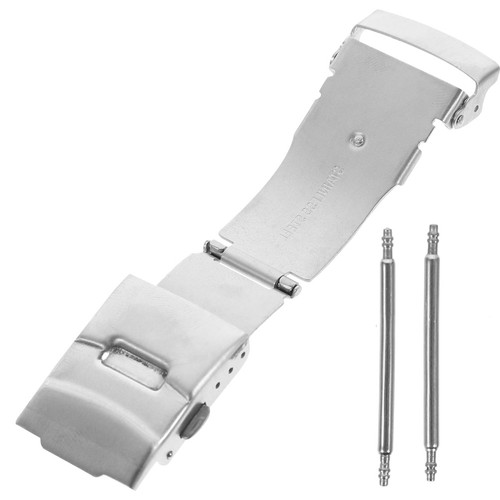 Reusable stainless steel watch - steel,