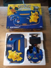 console Nintendo 64 N64 Pikachu complète