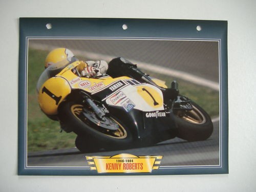 Fiche moto kenny roberts - kenny,