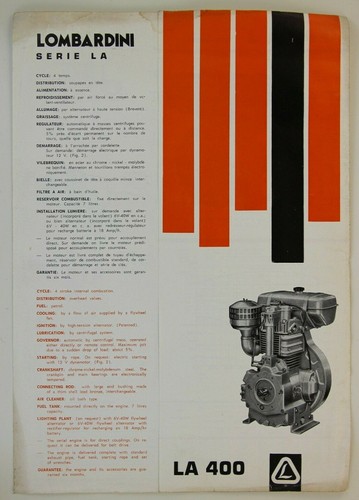 Prospectus brochure moteur - prospectus,