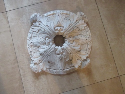 Ancienne rosace plafond - ancienne, de