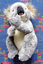 SOR/ DOUDOU PELUCHE SIMBA TOYS NICOTOY KOALA GRIS BLANC BEIGE 28 CM KOM9