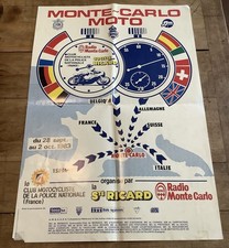 Affiche Monte Carlo Moto 1983