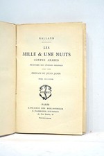 LIVRE ANCIEN GALLAND LES MILLE