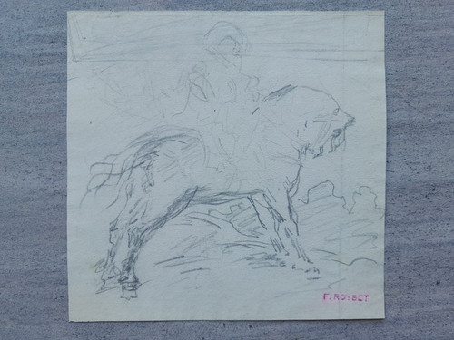 Dessin ancien 19ème - , portrait