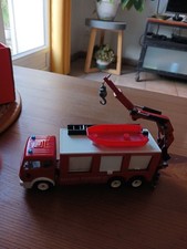 Camion Pompier Siku 1/43 Grue Bateau 