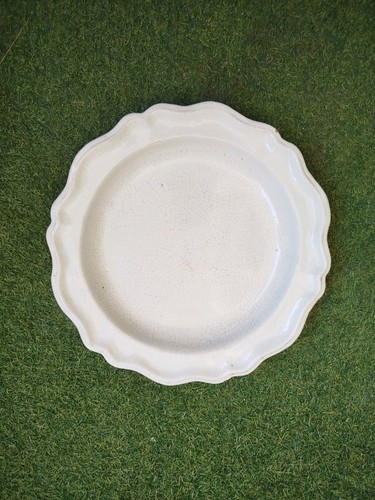 Plat faïence blanche - plat,