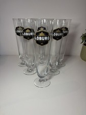 6 verres bière Loburg 50cl
