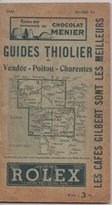 Ancien Guide Thiolier   Vendée Poitou Charentes  1936