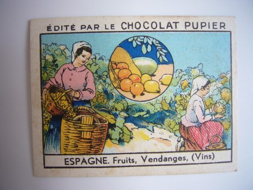 Chromo chocolat pupier - chromo,