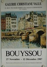 Affiche JACQUES BOUYSSOU 1987