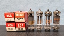 4- RCA 6CS7 NOS/NIB Vacuum
