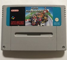 SUPER MARIO KART - CARTOUCHE SEULE 100% ORIGINALE SUPER NINTENDO SNES PAL FAH