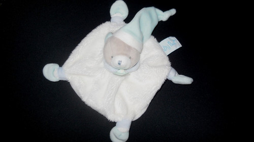 Doudou plat ours - plat,