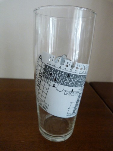 Verre ticket pmu - verre,