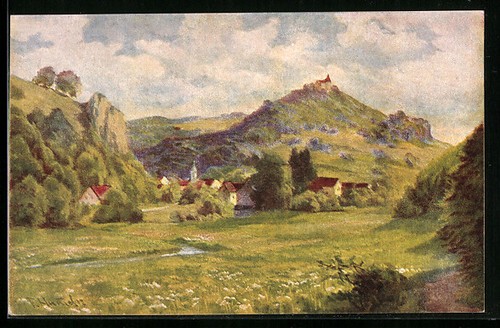 Carte postale artiste - carte,