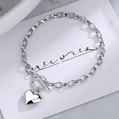Beautiful heart charm bracelet - charm,