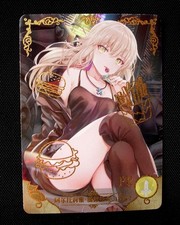 Artoria Pendragon (Saber) FATE CARTE PR Goddess Story Anime Holo Card NS-5M02