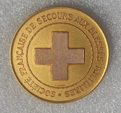 Medaille croix rouge secours - croix,