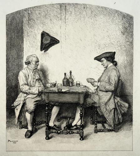 Partie cartes gravure eau - cartes,