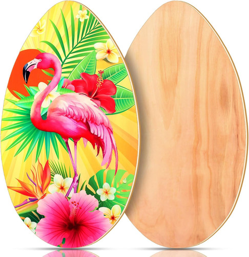 Skim board with - board, gloss