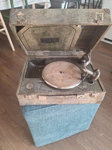 Gramophone valise decca - gramophone, ancien