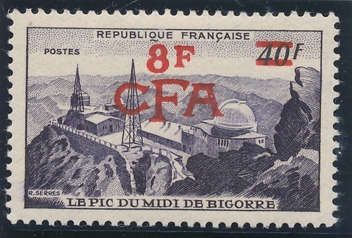 Timbre cfa réunion 302a - cfa, 302a**