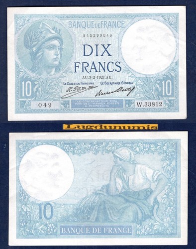 Francs minerve 2 1927 - francs,