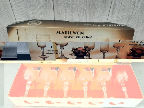 Verres vin blanc - à, cristal