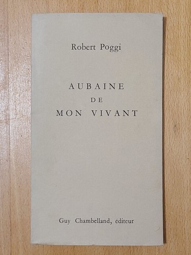 Poggi aubaine de - poggi, (robert)