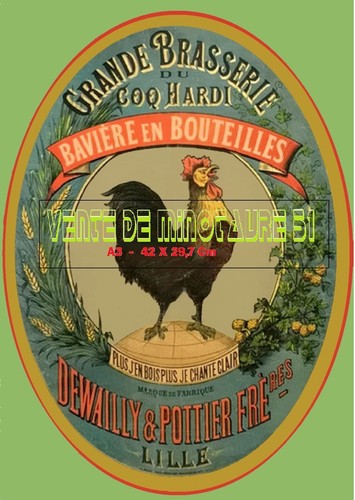 Bière brasserie du coq - bière,