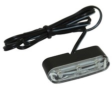 Eclairage de plaque  3 leds Universel Moto quad scooter Dirt enduro Homologué