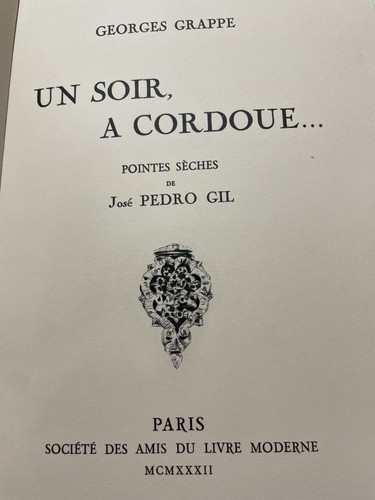 Soir cordoue - un, à
