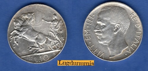 Italie lire 1927 rome ttb - italie, 10