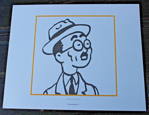 Litho libris tintin extrait - libris,