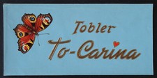 Etiquette CHOCOLAT TOBLER TO