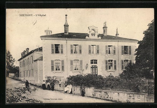 Cpa xertigny hopital - cpa, 1916
